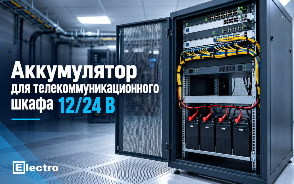 Аккумулятор для телекоммуникационного шкафа 12/24 В: как подобрать АКБ Electro под оборудование связи